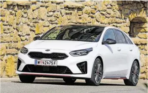  ?? BILD: SN/O. BEHR ?? Kann sich sehen lassen: Kia ProCeed GT.