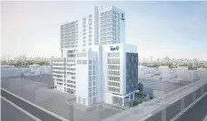  ??  ?? A digital rendition of Vimut Hospital in the Saphan Khwai area. The project is under developmen­t by Pruksa Holdings with a soft opening scheduled for the third quarter of 2020.