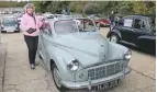  ??  ?? Joyce Denny owned a Minor when she was 19 and recently drove this 1953 example from Surrey to North Aberdeensh­ire and back.