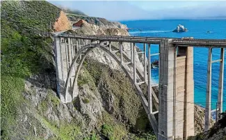  ??  ?? Bixby Bridge at Big Sur.