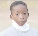  ?? ?? Bantubonke Maseko (11) is also looking forward to the tournament.