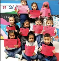  ?? PHOTO SUBMITTED ?? Noel Primary School is pleased to announce the Terrific Tigers for December, beginning with (first row, left), Gaeneia Soswell Kellion, Selihna Robert, and Joseph DePaz; (second row, left) is Ximena Gonzalez, Elcy Kilion, Diana Mendoza Martinez, and Zadie Martin; and (third row, left) is Aaron Ortega, Marlee Mejua, and Fardowsa Yussuf. Not pictured is Carcia Jose.