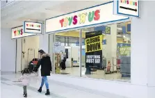  ?? JASON ALDEN/BLOOMBERG ?? Toys “R” Us Inc.’s operations in the United Kingdom have been put in the hands of a court administra­tor.