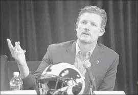  ?? Al Seib Los Angeles Times ?? RAMS GENERAL MANAGER Les Snead hasn’t had a f irst- round pick in the last two drafts but has found talent such as Gerald Everett and Cooper Kupp.