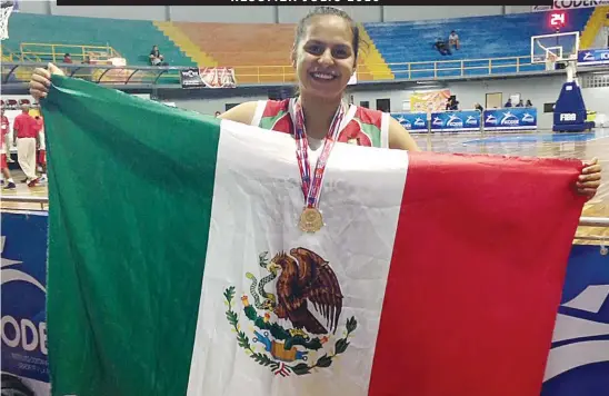  ??  ?? ANGELA CARRASCO Vélez es llamada a la selección nacional de Basquetbol