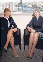  ??  ?? Leaders Nicola Sturgeon and Theresa May will continue their sparring over Indyref2.