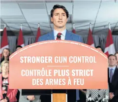  ?? REUTERS ?? Canada’s Prime Minister Justin Trudeau speaks during an election campaign stop in Toronto, Canada on Friday.