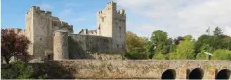  ??  ?? Royal treatment: Cahir Castle is the perfect place for kids to burn some energy