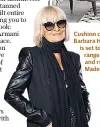  ??  ?? Cushion collaborat­ion: Barbara Hulanicki, left, is set to release a range of cushions and rugs with Made.com, above