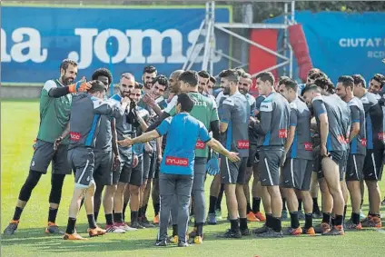  ?? FOTO: PEP MORATA ?? David Gallego confía plenamente en los suyos El entrenador ve a los suyos capaces de ganar en el Wanda Metropolit­ano