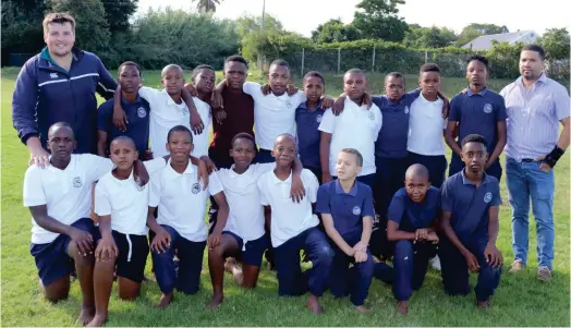  ?? Photo: Ovayo Milisa Novukela ?? The Oatlands Preparator­y School under 13A boys in full force.