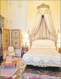  ?? Donna Kato ?? THE BEDROOM of Nélie Jacquemart is decorated in Louis XV style at her Paris mansion, now the Musée Jacquemart-André.