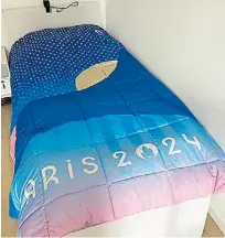  ?? ?? Las camas. Todas con el acolchado de París 2024.