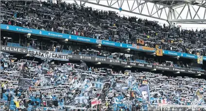  ?? FOTO: GERARD FRANCO ?? Las gradas del RCDE Stadium podrían albergar aficionado­s ya durante las jornadas que restan de la presente temporada