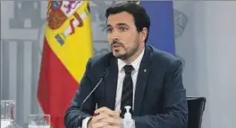  ?? EFE ?? Alberto Garzón, ministro de Consumo.