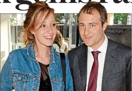  ??  ?? FRIENDS AGAIN: Kate Rothschild and Ben Goldsmith before they split up