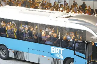  ?? SEVERINO SILVA / AGêNCIA O DIA ?? Classifica­ção etária no Rio dá direito a isenção no transporte para pessoas com mais de 60 anos