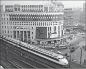  ?? Associated Press ?? JAPAN has a long history of high-speed rail systems; photo shows a bullet train in Tokyo in 1964. British Invasion, “singles” and Billboard’s Hot 100 list were virtually barren of the best and most influentia­l classic rock songs.
The impact of the...