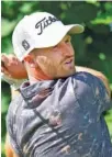  ?? THE CANADIAN PRESS PHOTO VIA AP ?? Wyndham Clark hits his tee shot on the 14th hole at St. George’s Golf & Country Club during the second round of the Canadian Open on Friday in Toronto.