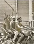  ?? HIMANSHU VYAS/HT ?? Protestors during the Bharat Bandh, Jaipur, Rajasthan, April 2