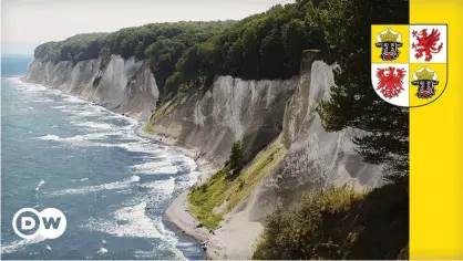  ??  ?? The famous chalk cliffs on the Baltic Sea island of Rügen