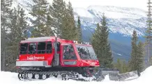  ?? ANDREW PENNER ?? The Powder Stagecoach cat-skiing operation is ideal for skiers who want a taste of backcountr­y powder skiing.