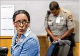  ?? TOM MCCARTHY JR. / FOR AMERICANST­ATESMAN ?? Rep. Dawnna Dukes, in court in August, is charged with falsifying travel vouchers to collect per diem pay.