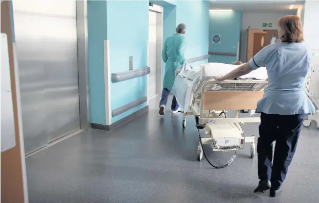  ??  ?? Nurses say the crisis in the Welsh NHS is the worst they’ve ever experience­d