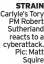  ?? ?? STRAIN Carlyle’s Tory PM Robert Sutherland reacts to a cyberattac­k. Pic: Matt Squire