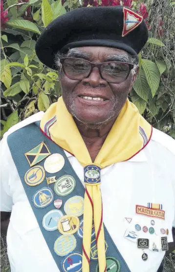  ?? ?? Eighty-three-year-old Shirley Richardson-thomas serves as a master guide in the Seventh-day Adventist Pathfinder Club.