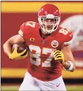  ?? Charlie Riedel / Associated Press ?? Re-signing Travis Kelce is one of the key moves that helped the Chiefs get back to the Super Bowl.