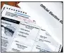  ?? (AP/Gene J. Puskar) ?? An official Democratic general primary mail-in ballot and secrecy envelope is shown May 26 for the Pennsylvan­ia primary. Similar ballots for the Nov. 3 election will be disqualifi­ed if the secrecy envelope is not used to mail them.