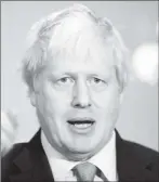  ??  ?? Boris Johnson