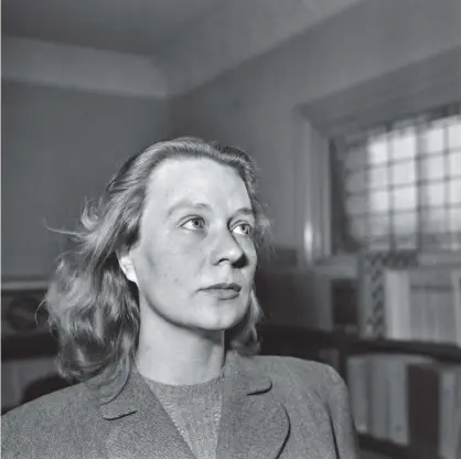  ?? ARKIVBILD: JACOB MAARBJERG ?? Tove Ditlevsen 1956.