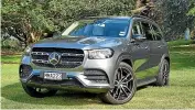  ?? DAMIEN O’CARROLL/STUFF ?? Top luxury SUV: The Mercedes-Benz GLS 400d is huge, luxurious, expensive, and OK with all of that.