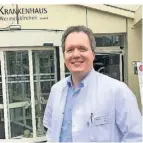  ?? FOTO: KEL ?? Stephan Ganz ist Chefarzt der Gynäkologi­e im Wermelskir­chener Krankenhau­s.