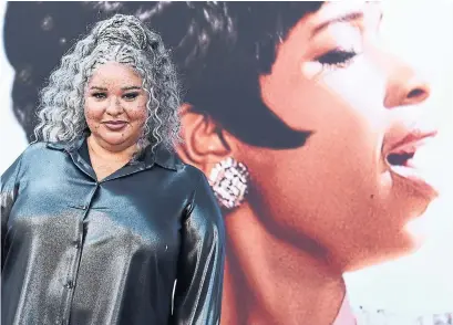  ?? JORDAN STRAUSS INVISION/THE ASSOCIATED PRESS ?? Director Liesl Tommy arrives at the Los Angeles premiere of “Respect” in August. “I’ve had more fun with my hair in the last six months than I ever have,” she said of her decision to go grey with her hair. “With grey hair, I actually feel more powerful.”