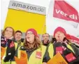  ?? Foto: Axel Hechelmann ?? Auch in Graben streikt Verdi regelmäßig bei Amazon.