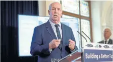  ?? CHAD HIPOLITO THE CANADIAN PRESS FILE PHOTO ?? B.C. Premier John Horgan said the “broken system” of fossil-fuel subsidies doesn’t fit with his government’s climate plans.