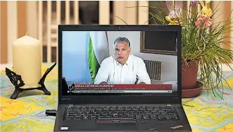  ?? [ FP ] ?? Viktor Orban´ nutzt das Internet für seine Botschafte­n. Aber wehe, wenn er im Netz kritisiert wird.