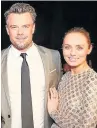  ??  ?? Actor Josh Duhamel and actress Laura Haddock attend the ‘Transforme­rs: The Last Knight’ China World Premiere. (Photo by Emmanuel Wong/Getty Images for Paramount Pictures)