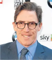  ??  ?? Rob Brydon takes the plunge in Swimming With Men