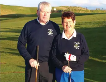  ??  ?? Strandhill Golf Club Captain’s Leo McNally & Sheila McCrann hosted their Captain’s Drive In on Saturday last.