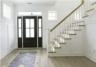  ?? VB HOMES ?? Treads themselves add style. Consider wood, stone, concrete or even a carpet runner, especially if you have young children or pets.