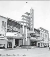  ?? JUÁREZ DEL AYER /CORTESÍA ?? Cine Edén, después cine Plaza