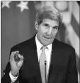  ??  ?? SECRETARY OF STATE John Kerry answers a questions during a news conference at the U.S. China Strategic and Economic Dialogue in Washington on Wednesday.