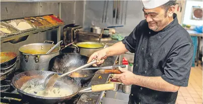  ?? Picture: Steven Brown. ?? Head chef Pius Costa of Tulsi Fine Dining Indian and Thai Restaurant in St Andrews, which was central Scotland restaurant of the year in the Scottish Curry Awards.