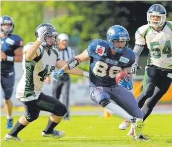  ?? FOTO: FLORIAN ACHBERGER ?? Bastian Wieland will mit den Beavers auch gegen Heilbronn punkten.