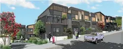  ??  ?? Artist’s impression of the one-bedroom units planned for Britomart St in Berhampore.