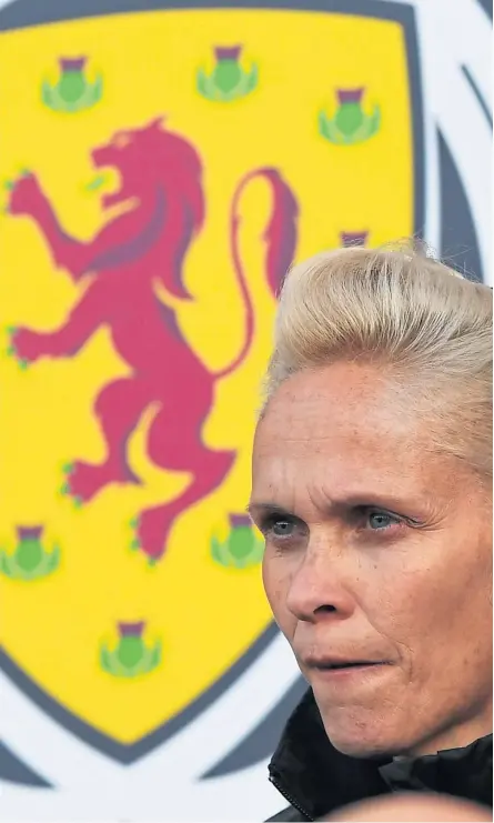  ?? Picture: SNS Group. ?? Shelley Kerr: expecting positive result with more attacking approach.